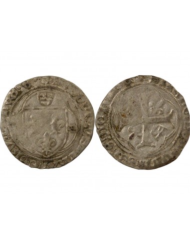 Louis XII 1 blanc à la couronne Billon 1498-1507 L Bayonne