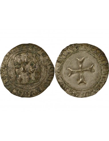 Duché de Bretagne François II de Bretagne A la Targe Blanc à la Targe Billon 1458-1488 9 Rennes