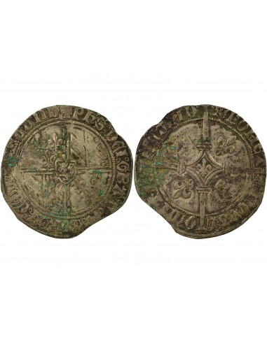 Pays-Bas Philippe III le Bon Double Gros Billon 1434-1456