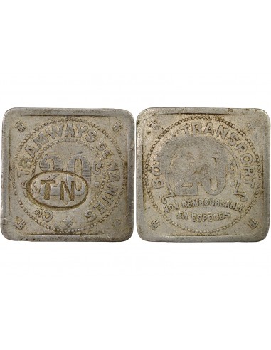 Tramways de Nantes 20 centimes Aluminium