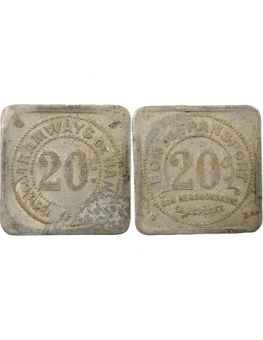 Tramways de Nantes 20 centimes Aluminium