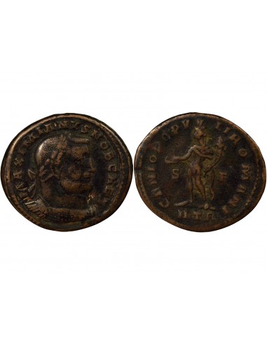 Rome Empire Galère Génie 1 ae Bronze 302-303 Trèves