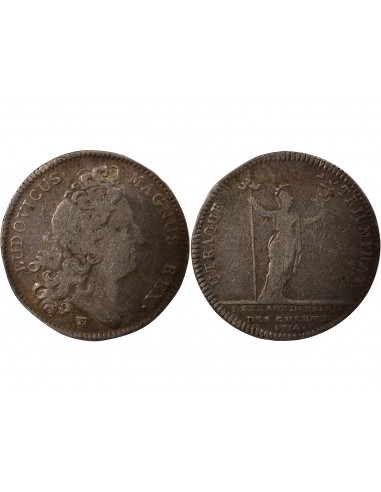 Louis XIV Extraordinaire des Guerres Jeton Argent 1683