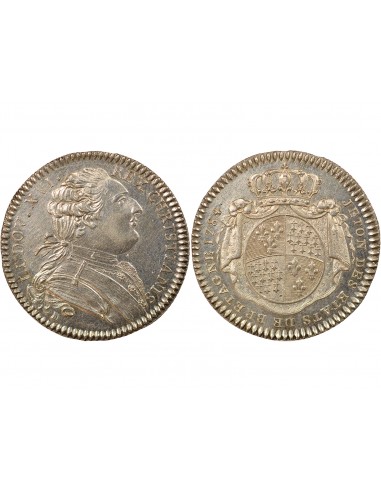 Louis XVI Etats de Bretagne Jeton Argent 1784/68