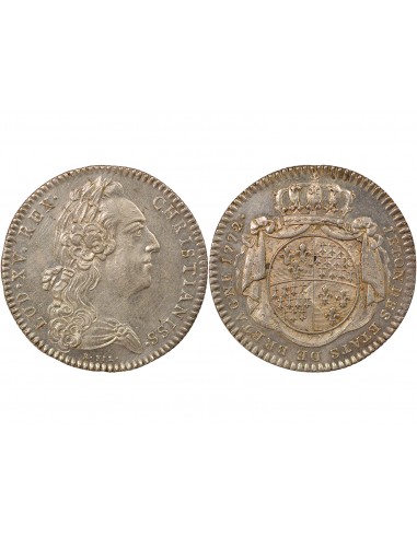 Louis XV Etats de Bretagne Jeton Argent 1772