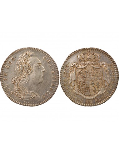 Louis XV Etats de Bretagne Jeton Argent 1772