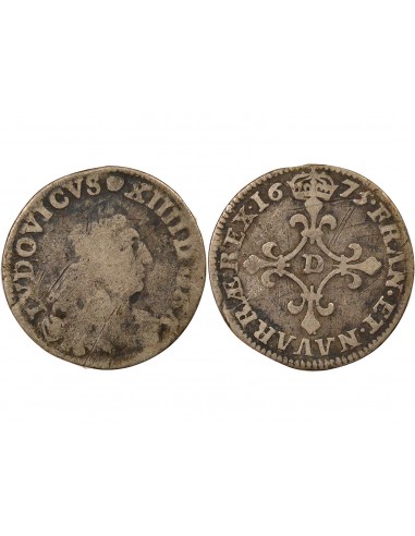 Louis XIV Des Traitants 4 sol Argent 1675