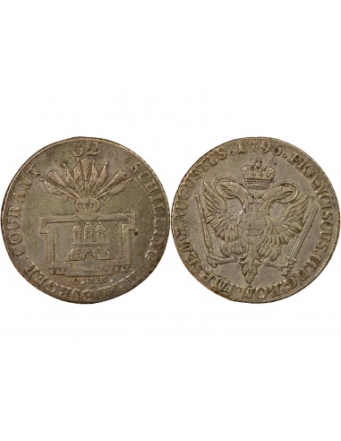 Etats Allemands François II du Saint-Empire 32 schilling Argent 1796 J Hambourg