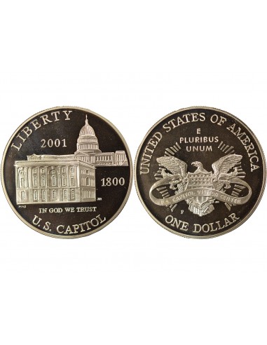 USA Capitol Visitor Center 1 dollar Argent 2001 S San Francisco