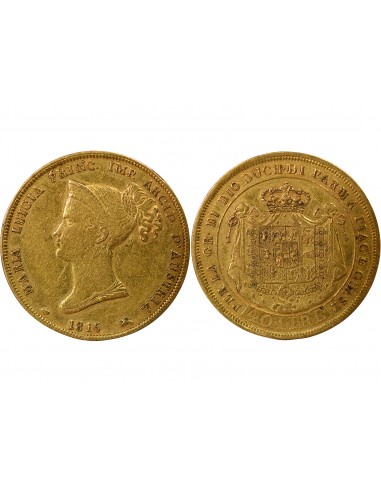 Duché de Parme et Plaisance Marie-Louise d'Etrurie 40 lire Or 1815