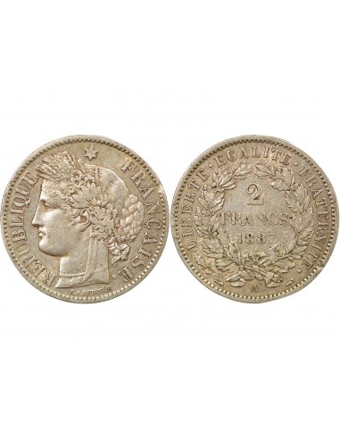 Céres - Demeter 2 francs Argent 1887 A Paris