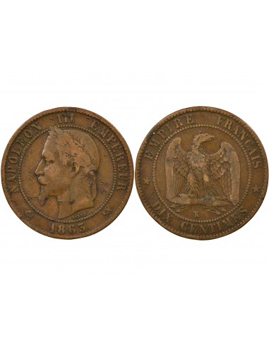 Napoléon III 10 Centimes Bronze 1861