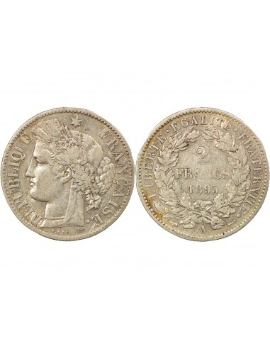 Céres - Demeter 2 francs Argent 1895 A Paris