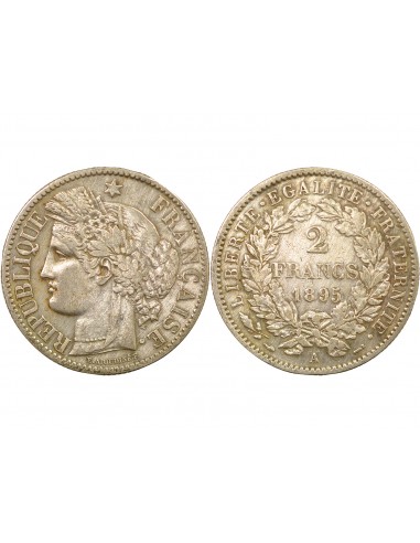 Céres - Demeter 2 francs Argent 1895 A Paris