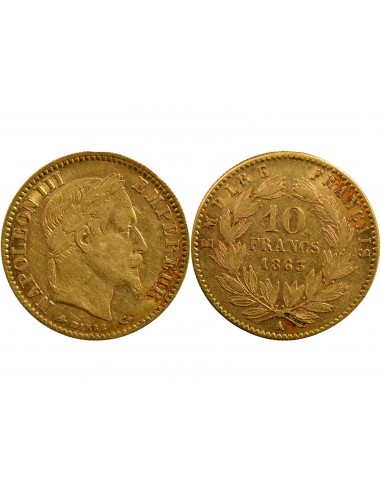 Napoléon III 10 francs Or 1863 A Paris