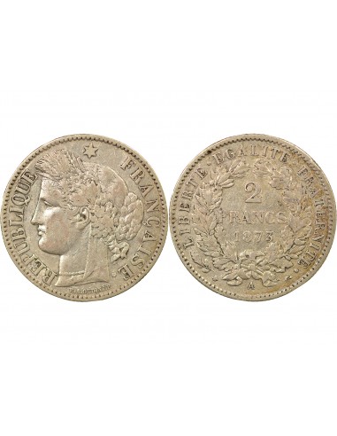 Céres - Demeter 2 francs Argent 1873 A Paris