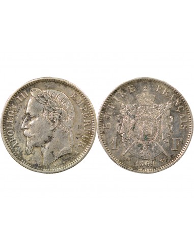 Napoléon III 1 franc Argent 1869 A Paris