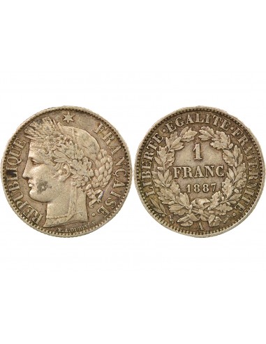 Céres - Demeter 2 Francs Argent 1887 A Paris