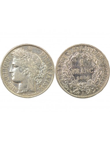 Céres - Demeter 2 Francs Argent 1894 A Paris