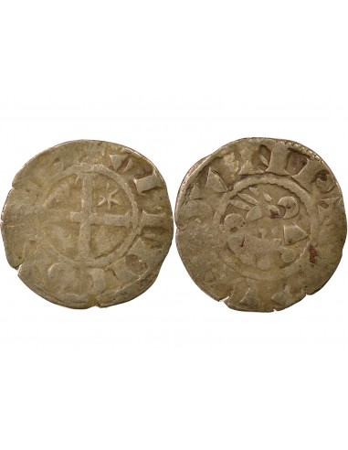 Duché de Bretagne Alain de Goëlo 1 denier Billon 1186-1212 Guingamp