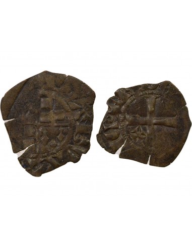 Jean III de Bretagne 1 denier Billon 1329-1338  -