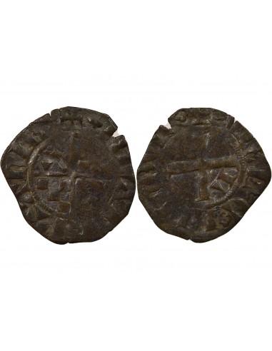 Jean III de Bretagne 1 denier Billon 1317-1319 I Limoges