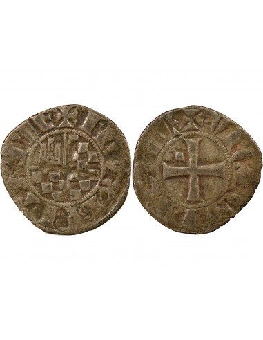 Isabelle de Castille 1 denier Billon 1310-1312 I Limoges