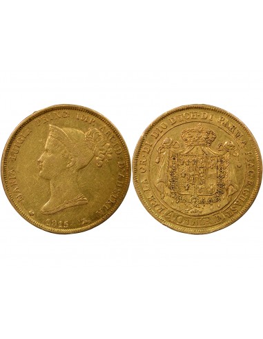 Duché de Parme et Plaisance Marie-Louise d'Etrurie 40 lire Or 1815