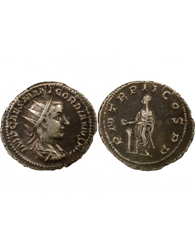 Rome Empire Gordien III Empereur & Trépied 1 antoninien Billon 239-240 R Rome