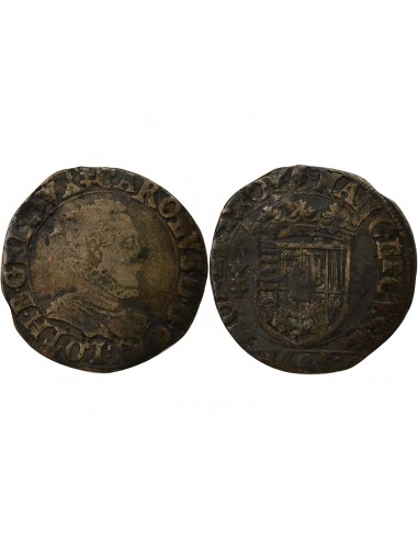 1/4 teston Billon 1585 Nancy