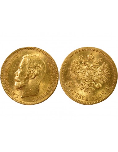 Russie Nicolas II 5 roubles Or 1902 Saint-Petersbourg