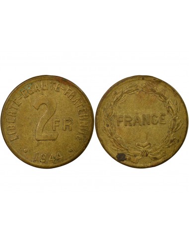 France Libre 2 francs Bronze-Alu 1944 Philadelphie