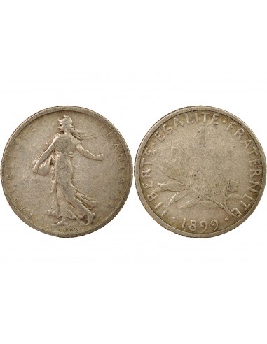 Semeuse 1 franc Argent 1899 J Paris