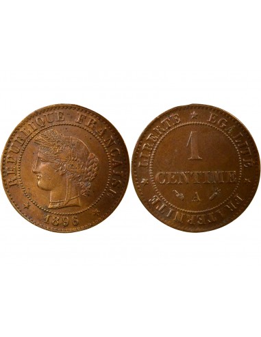 1 centime Bronze 1896 A - Paris