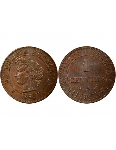 1 centime Bronze 1896