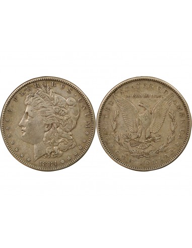 Etats Unis d'Amérique Morgan 1 Dollar Argent 1884 Philadelphie