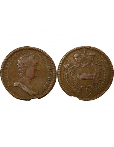 Autriche Marie-Thérèse 1 pfennig Cuivre 1759