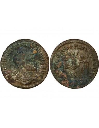 Rome Empire Dioclétien Concordia Militum 1 antoninien Billon 295-299 Cyzique