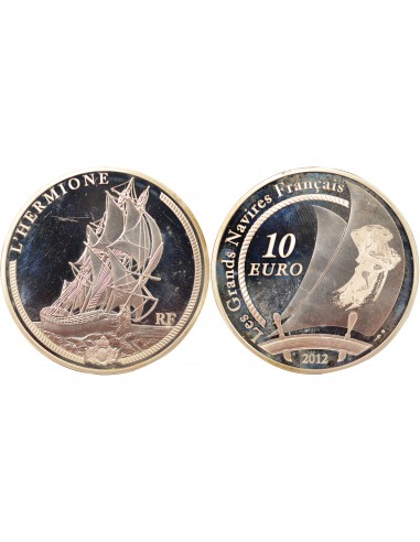 L'Hermione 10 euro Argent 2012 Pessac