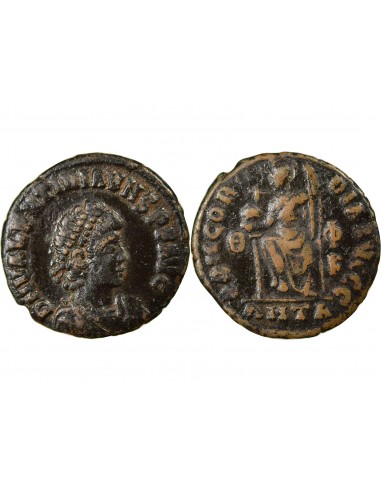 Rome Empire Valentinien II Rome assise 1 nummus Cuivre 379-383 Antioche