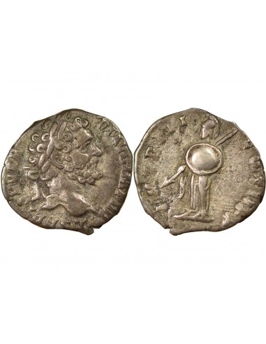 Rome Empire Septime Sévère Minerve debout 1 denier Argent 194 R Rome