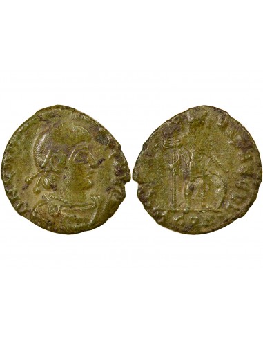 Rome Empire Gratien Empereur debout 1 nummus Cuivre 370-375 Arles