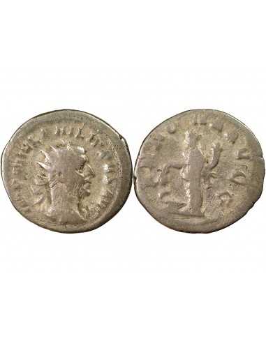 Rome Empire Philippe Ier l'Arabe Annona 1 antoninien Billon 247 R Rome