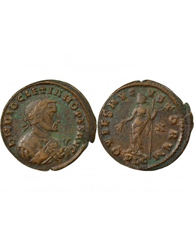 Rome Empire Dioclétien Quies 1 ae Cuivre 307 D Lyon