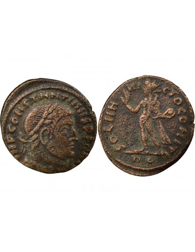 Rome Empire Constantin Ier Sol 1 nummus Cuivre 316-317 R Rome