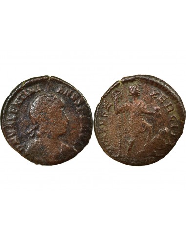 Rome Empire Valentinien II Empereur & Captif 1 ae Cuivre 383-388 Nicomédie