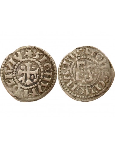 Herbert I du Maine 1 denier Billon 1014-1246 Le Mans