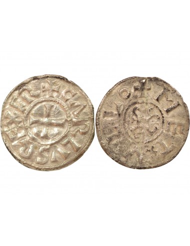 Charles II 1 denier Argent 840-864 Melle