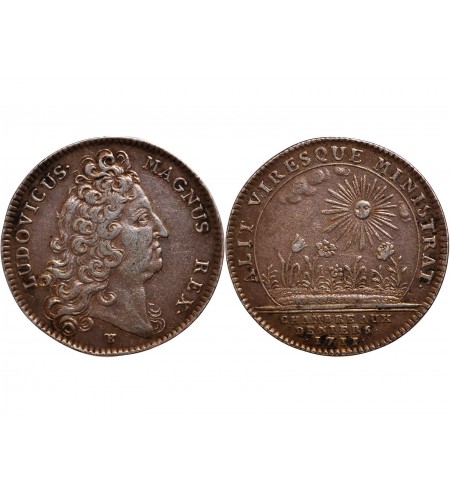 Chambre Aux Deniers Louis Xiv Jeton Argent Argent Ttb Suffren Numismatique