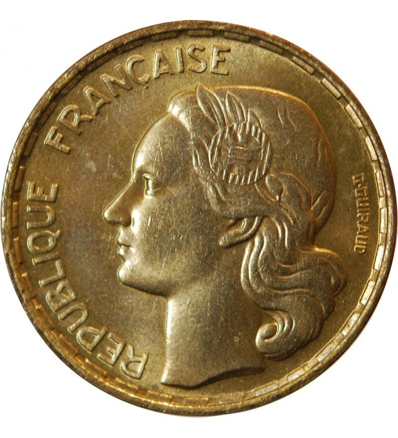 GUIRAUD - 50 FRANCS 1951 B﻿, Bronze-Aluminium, SUP+ - Suffren Numismatique